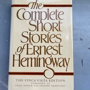 The Complete Short Stories of Ernest Hemingway, hard-cover, 1987